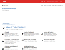 Tablet Screenshot of cni.com.ph